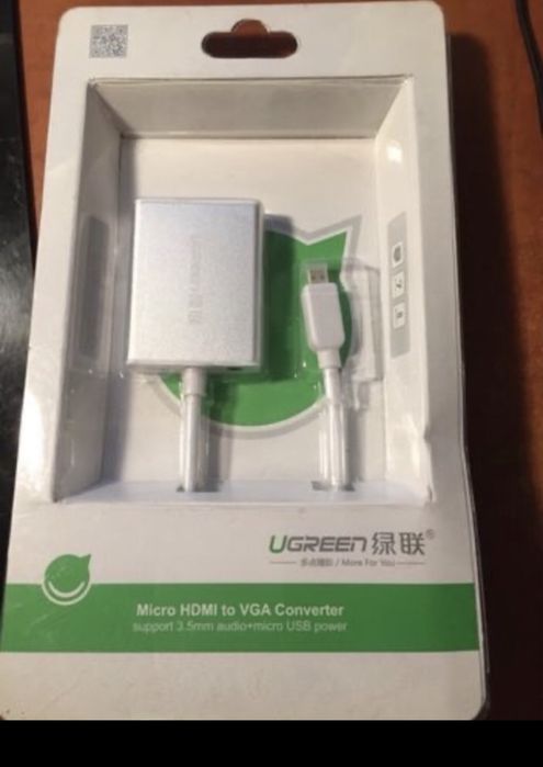 Convertor Micro Hdmi la Vga Ugreen nou nout sigilat in cutie