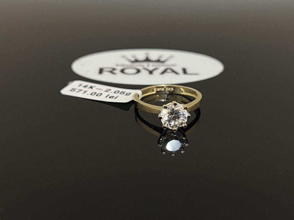 Bijuteria Royal CB : Inel dama aur 14k 1,77 grame M.12