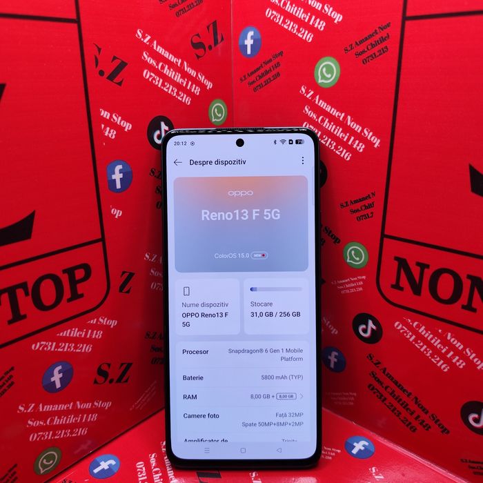 OPPO Reno13 F 5G Amanet SZ Non Stop