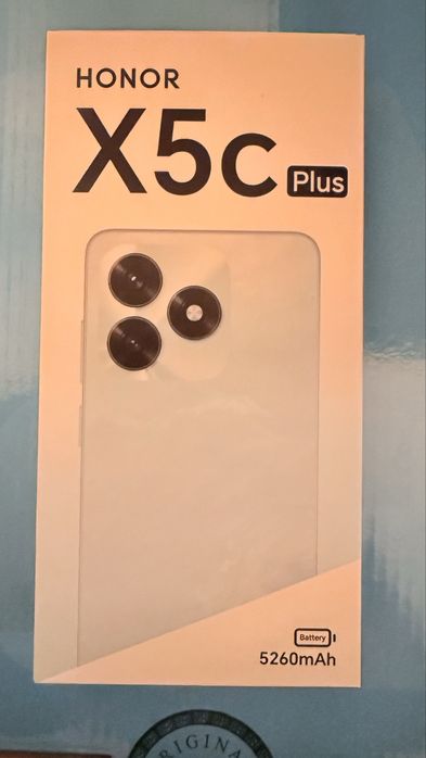 Telefon HONOR X5c Plus, 128GB, 4GB RAM, Dual SIM, Midnight Black