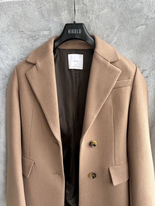 Палто Mango XXS с вълна