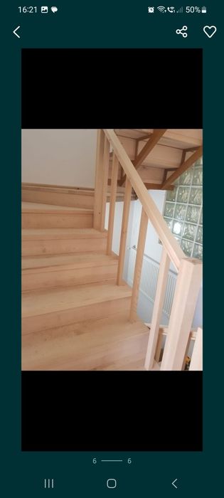 Trepte de lemn masiv