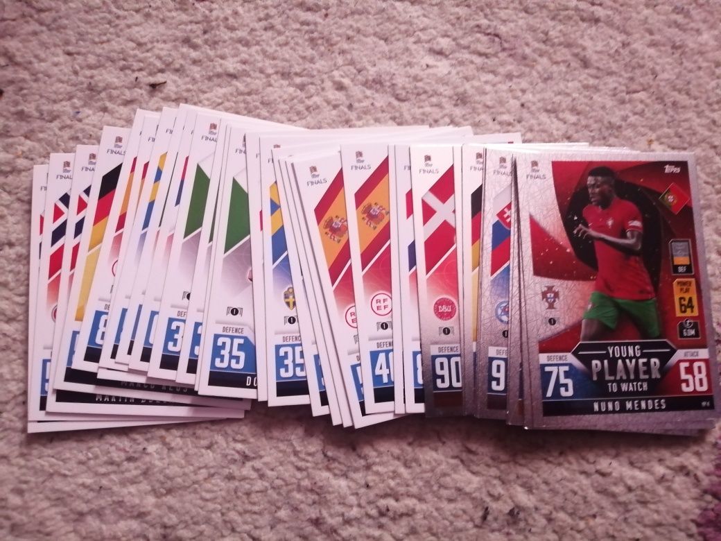 Lot carduri uefa nations league topps 2022 adrenalyn xl