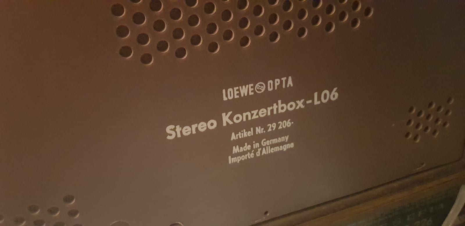 Radio receptor Stereo Vintage Loewe Opta St 262