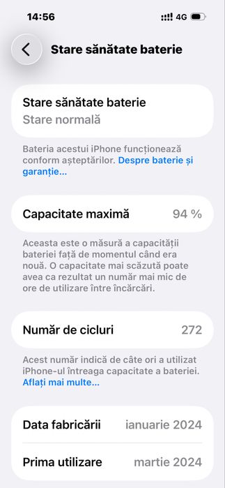 iPhone 15 pro 128Gb cu garanzie Apple Care+