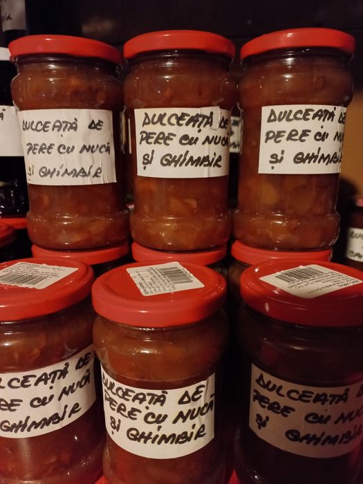 Dulceață de pere cu nucă și ghimbir!