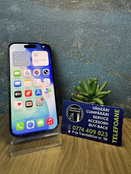 Iphone 15/128Gb/Garantie 2Ani Centrul de Telefoane/Rate
