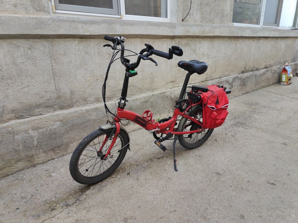 Bicicleta electrica pliabila Pegas Camper 10Ah e-bike