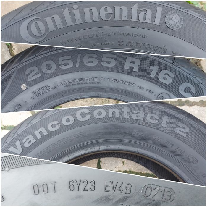 O bucată 205/65 R16C vară - una Semperit Continental