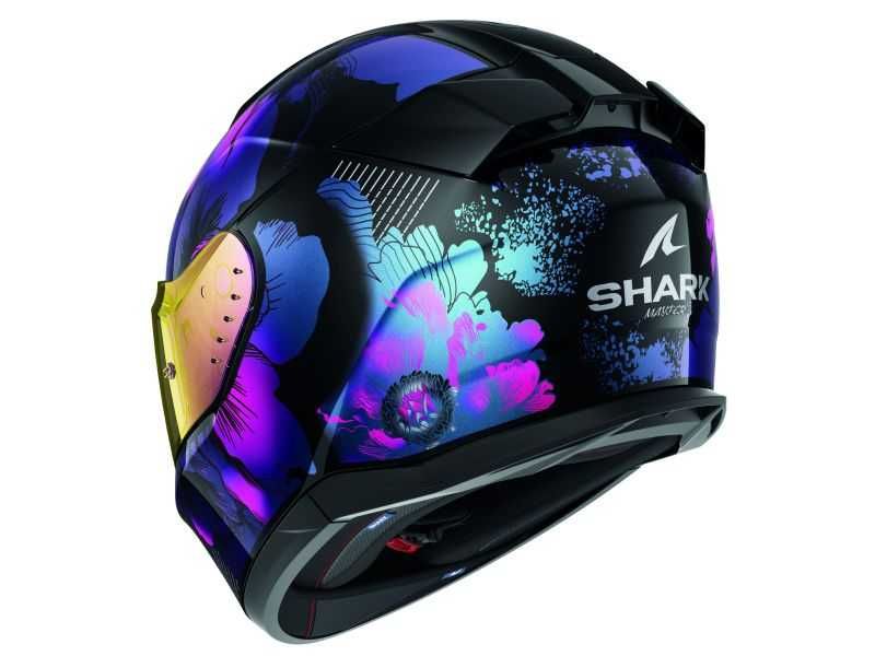 Мото Каска моторSHARK D-SKWAL 3LADY MAYFER GLOSS VIOLET,вградени очила