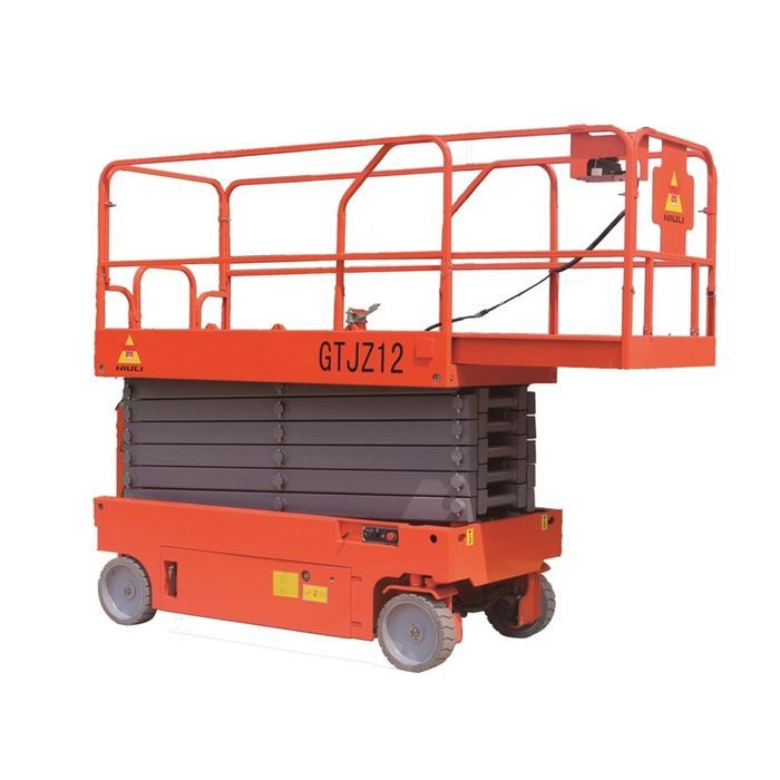 Ножничный подъёмник до 12 м передвижной электрический