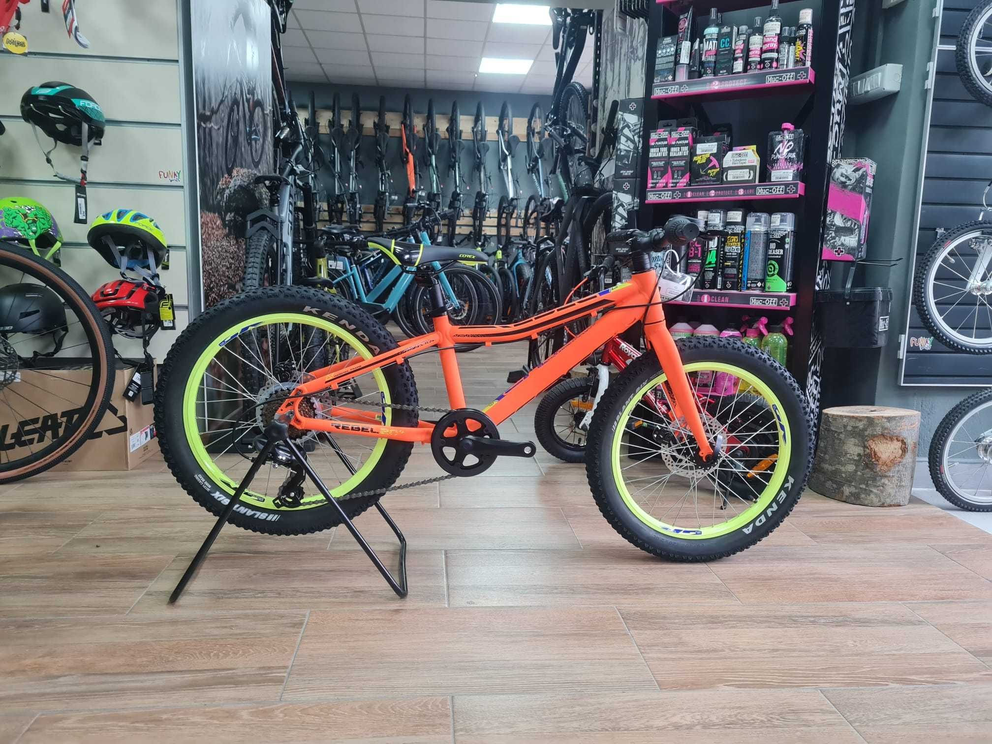 Bicicleta MTB Cross Rebel Boy 20 portocaliu 6-8 ANI