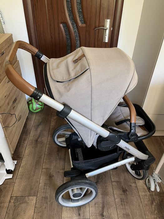 Детска количка Mutsy Nio North Sand с бебешки кош и лятна седалка