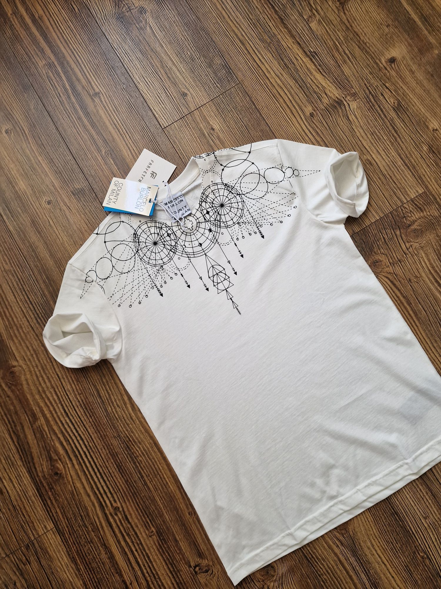 Страхотна мъжка тениска MARCELO BURLON размер S M L XL 2XL