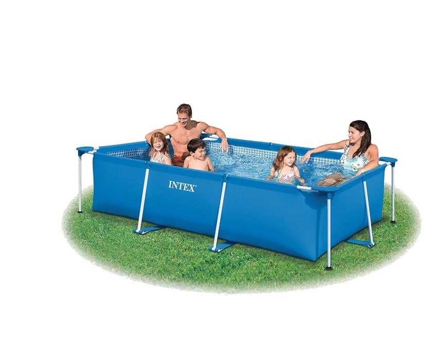 Piscina Copii Dreptunghiulara Cadru Metal 300x200x75cm LivraGRATUIT BV