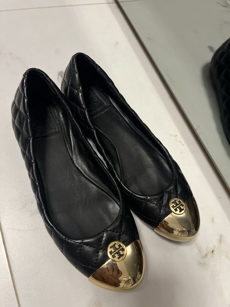 Балеринки  от мека естествена кожа Tory Burch