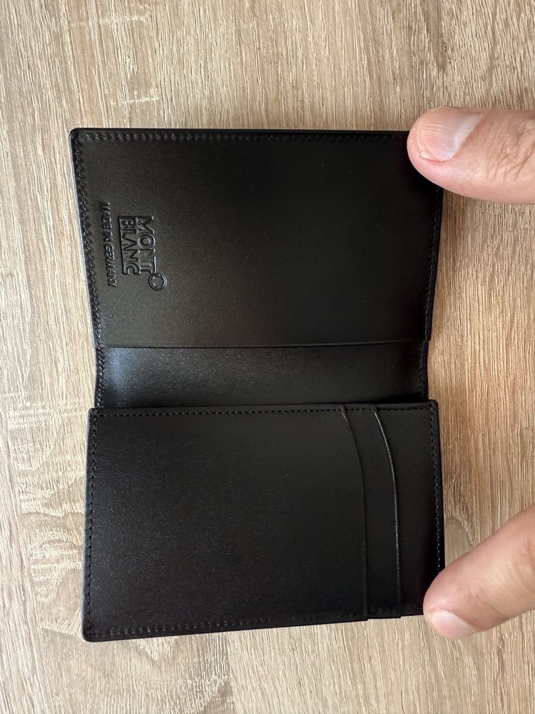 Vând Port carduri/permis/CI ORIGINAL Montblanc Meisterstuck negru