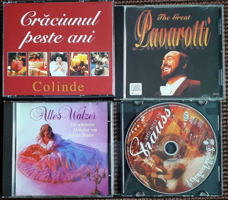 CD-uri, Colinde de Craciun, Strauss, Pavarotti