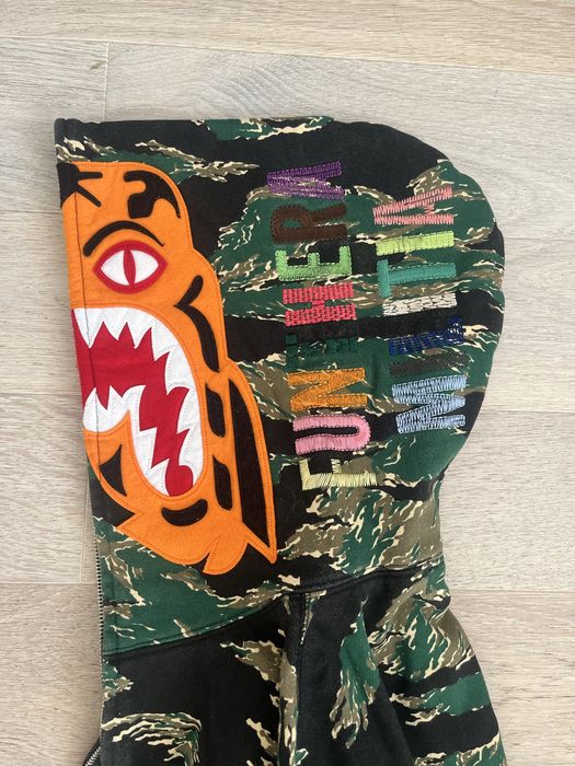 Hanorac Bape og Tiger camo green