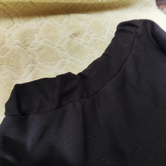 теплая черная юбка