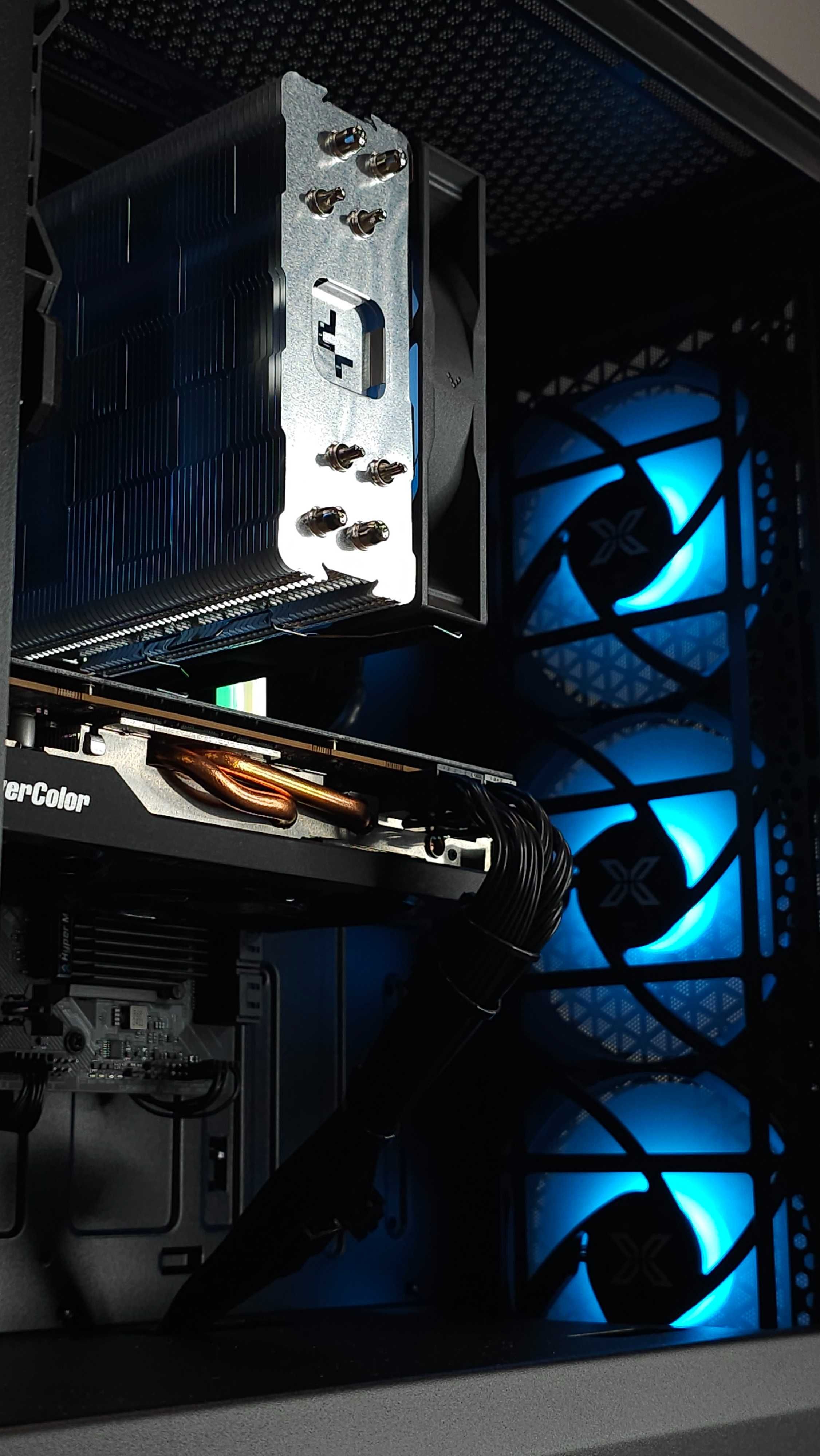 Гаранция! RX6700XT 12GB, Ryzen 7 5700X3D, 16 GB RAM Геймърски компютър