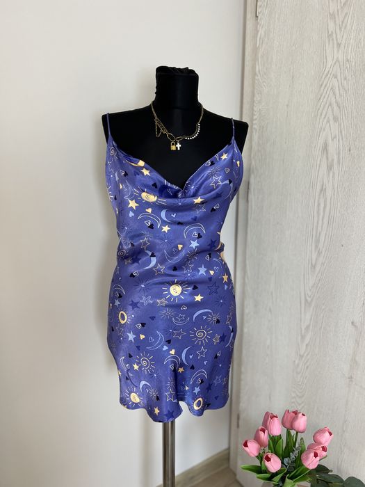 Rochie satin Zara, marimea M