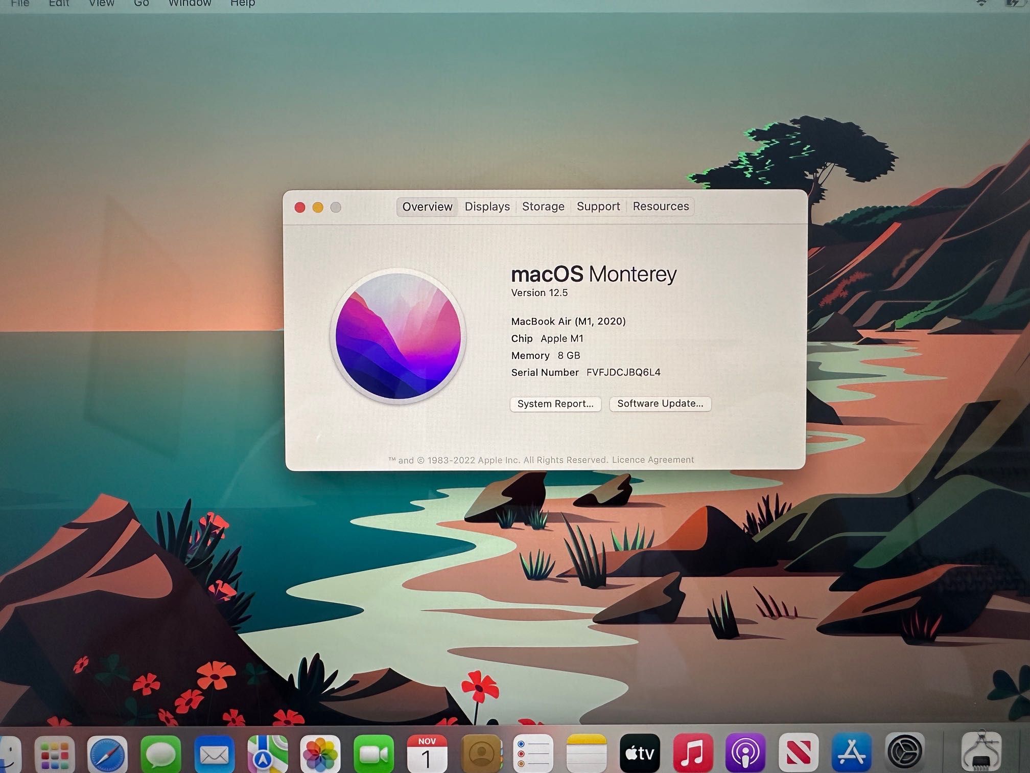 MacBook Air 13" M1 8-Core CPU/ 7-Core GPU/ 8GB RAM/ 256GB SSD