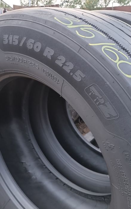 2 Anvelope Directie Michelin 315/60 R22.5 Impecabile DOT0524