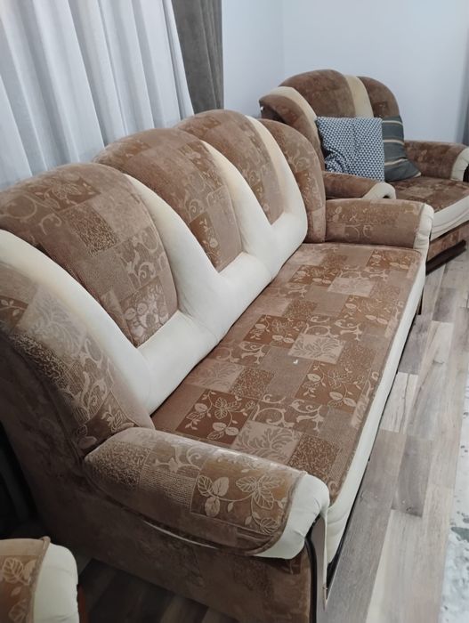 Vand set canapea si fotolii extensibile