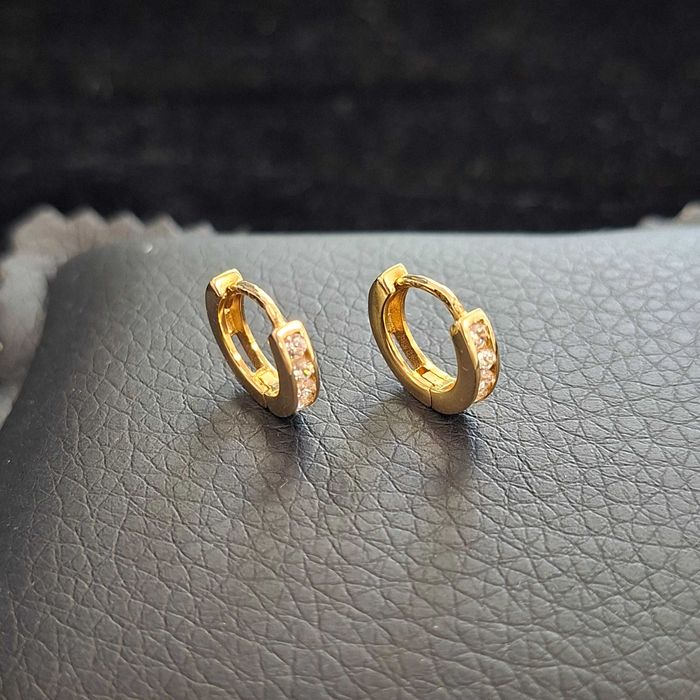 ( B30851.2 / Ag28 Doi Baieti ) Cercei Aur 14K - 2.03 grame / 868 lei