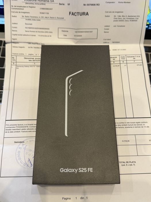 Samsung Galaxy S25 FE, Dual SIM, 8GB RAM, 128GB, 5G