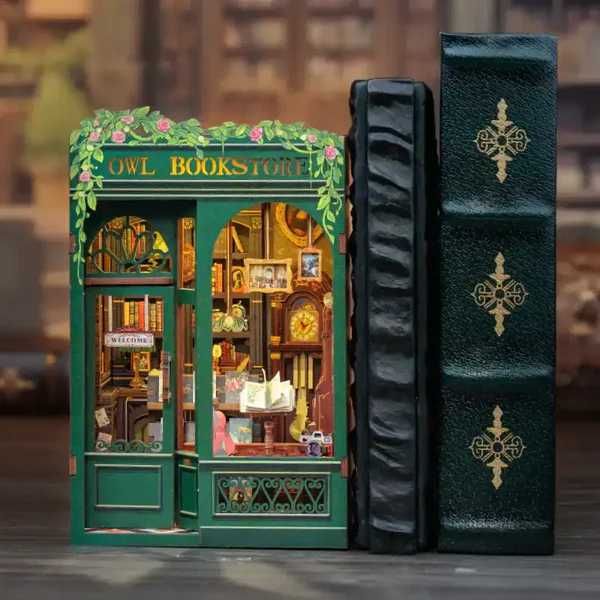 Декорация на Библиотека - BOOK NOOK, разделител за книги, 3D Модел