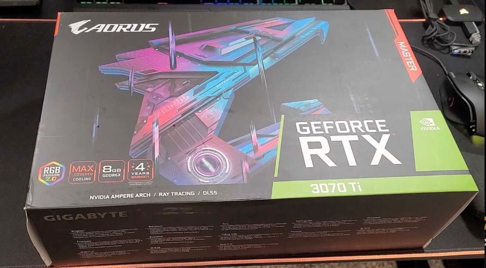 Vând placă video RTX 3070 Ti Gigabyte AORUS Master