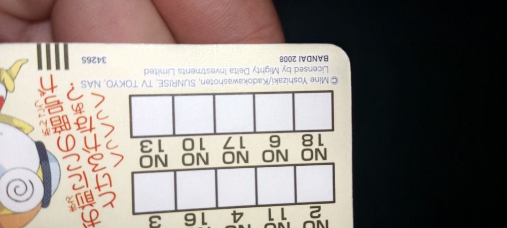 Keroro Gunsou Limited No.20 Fa Kururu Original Karta, TV Tokyo