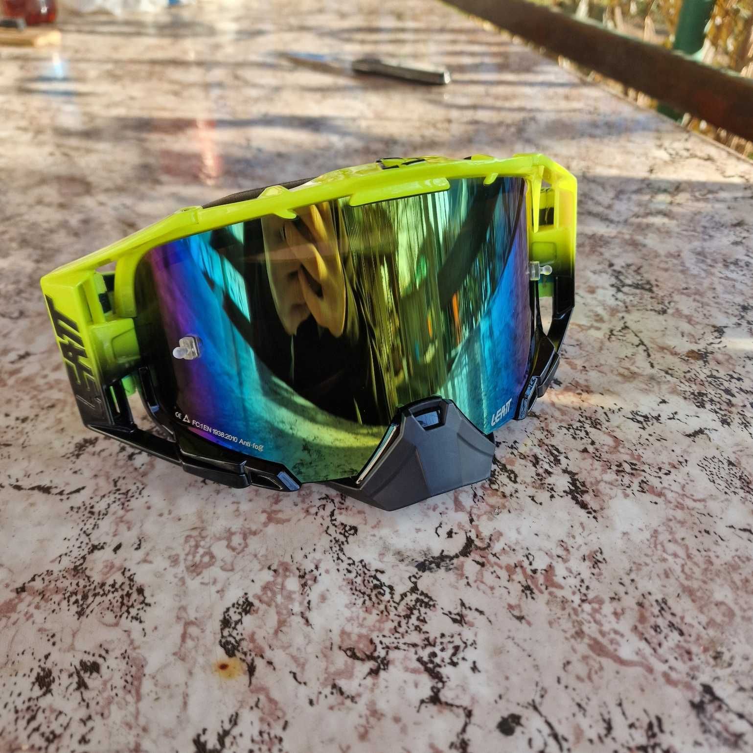 Мотокрос ендуро очила гугълс goggles LEATT HONDA KTM SUZUKI KAWASAKI