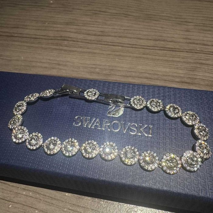 Bratara Swarovski Angelic, Argintie - nouă, în cutie