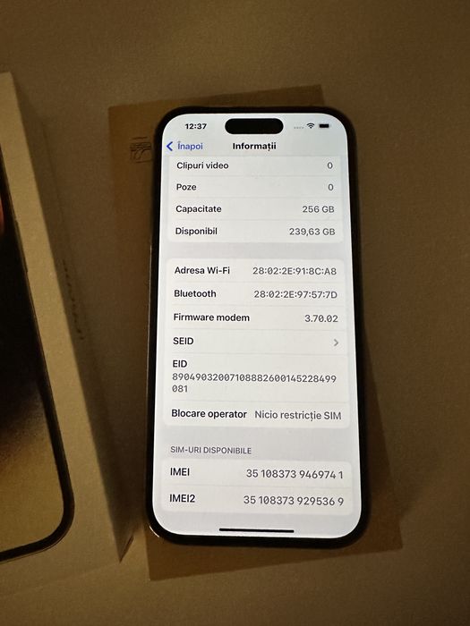 IPhone 14 Pro Gold 256Gb  impecabil