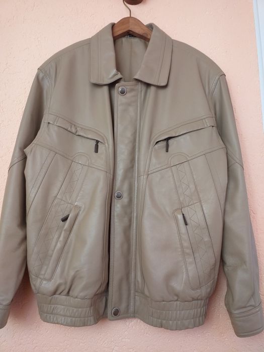 Geaca nouă piele barbati marimea 42 Pelle