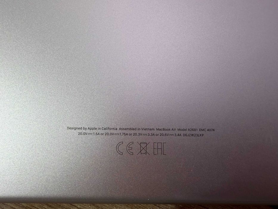 MacBook Air 2022 13" M2 256Gb, SSD 8Gb Ram | Buy-Back |