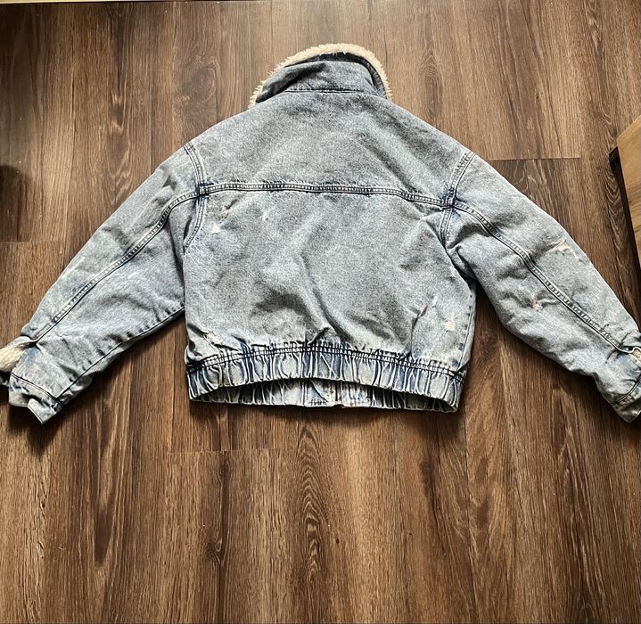 Geacă de blugi FB Sister cu blăniță