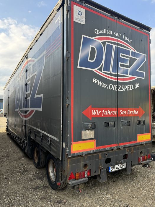 VARIANTE / Trailer agabaritic MEUSBURGER MPG-2 - 2 axe viratoare