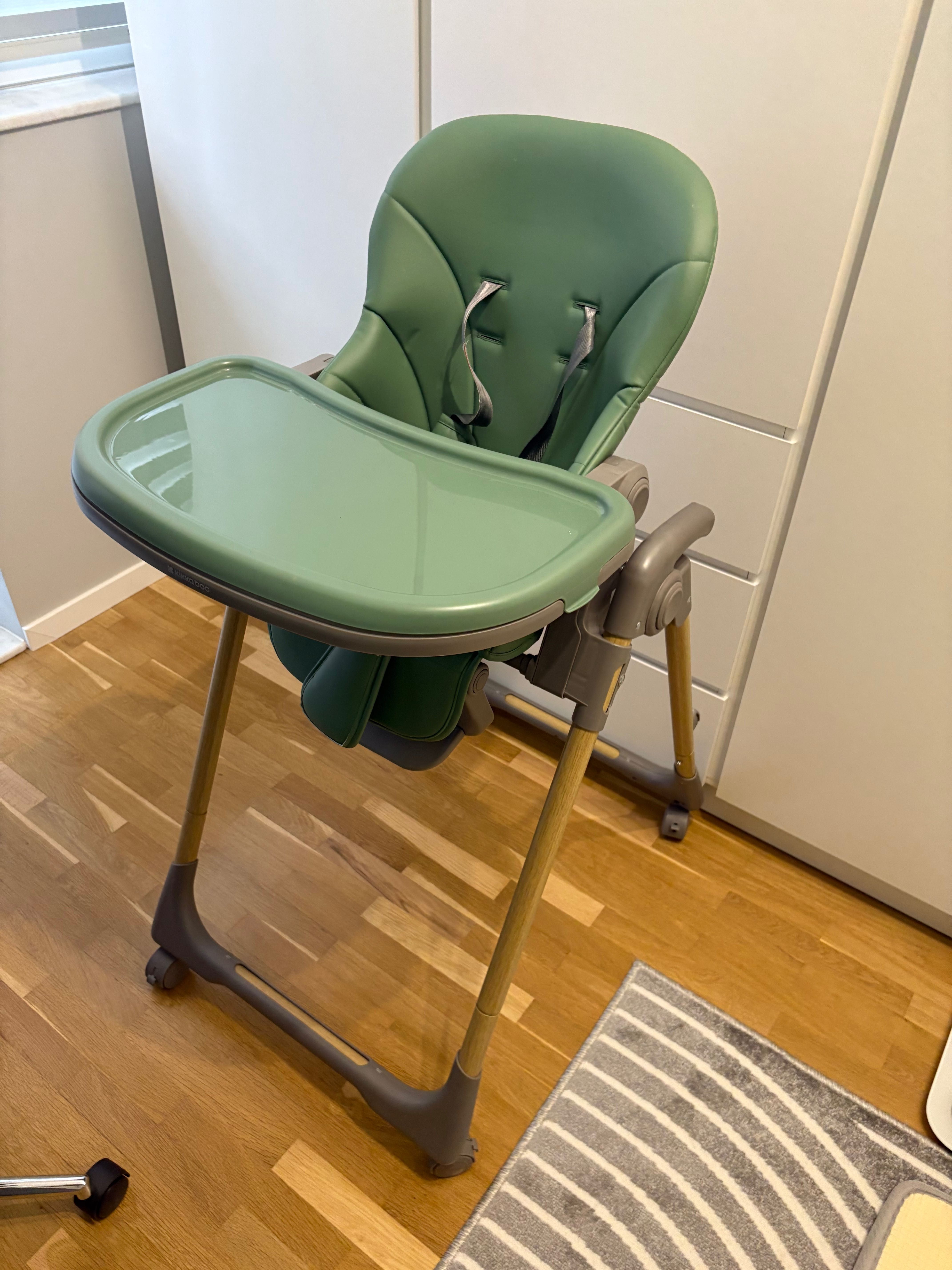 Детски Стол за Хранене Kikaboo Olive Mint