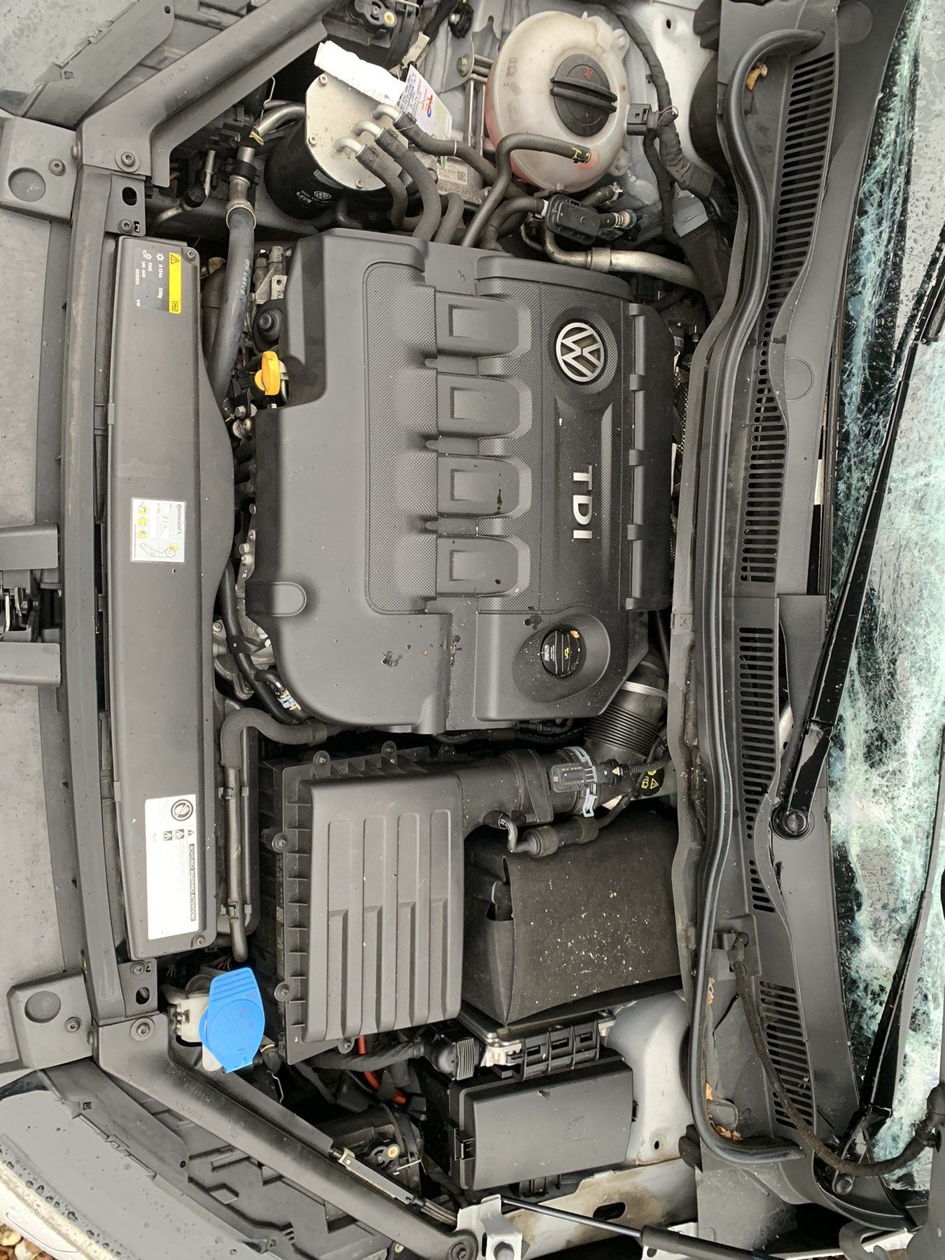 VW Golf Sportsvan 1.6 TDI 110ks 2016г.евро 6 CRK код на мотора