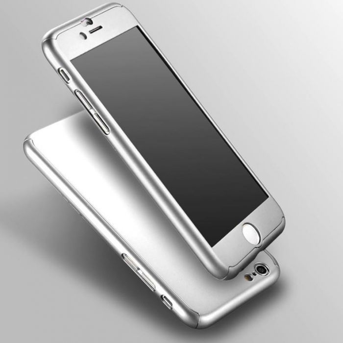 Кейс / Бъмпер 360° за Iphone 5 / 5S / SE + стъклен протектор