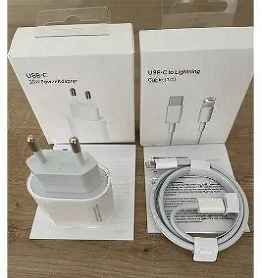 set incarcator fast charge 20w iPhone X 11 12 13 14 Pro Max , sigilate