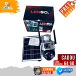 Camera Supraveghere LENSO 4G Dubla + CARD 64GB