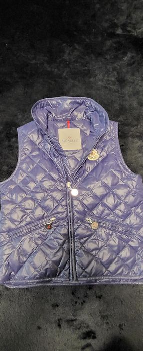 Vesta Moncler cu puf, originala - 6 ani ( 116 cm)