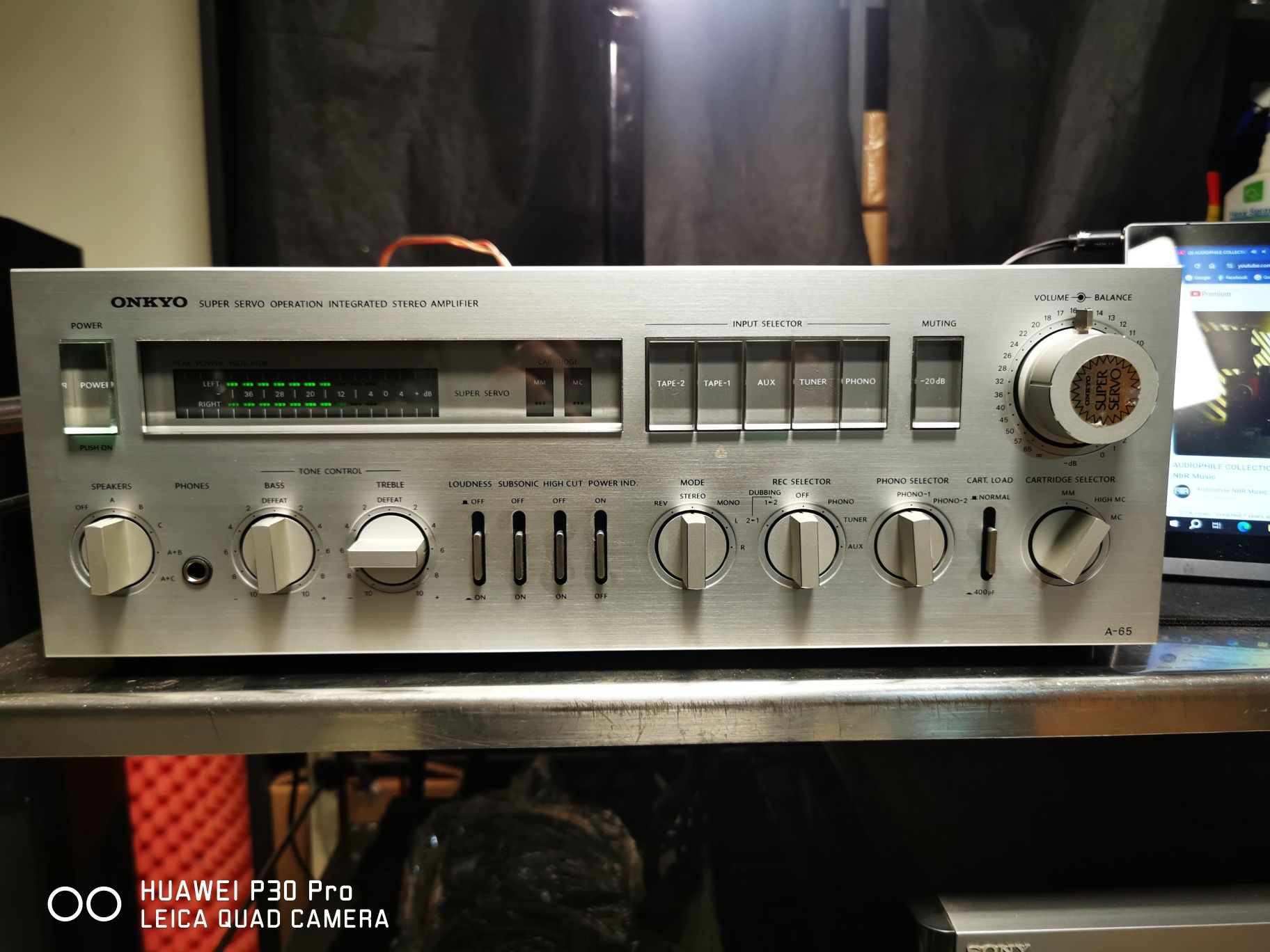 Amplificator stereo Onkyo A-65, Super Servo