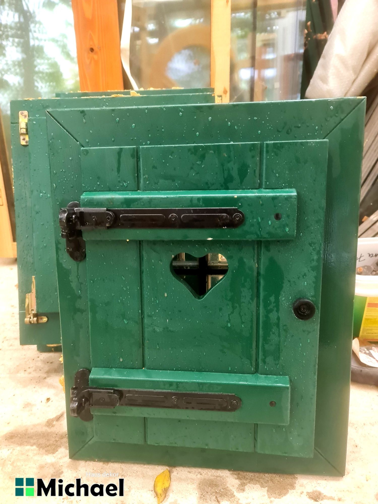 Termopan lemn masiv,cu obloane,Gaulhofer, Austria( Hoffmann 8563)