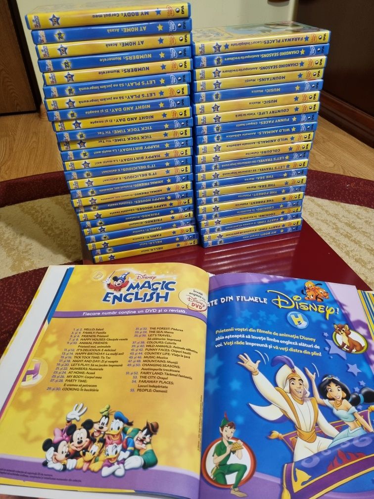 Colecție Magic English Disney invatare rapida limba engleza